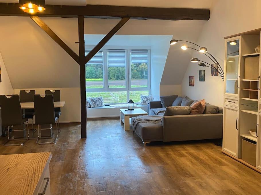 Wunderschoene Ferienwohnung Auf Dem Bauernhof Greven Exterior photo
