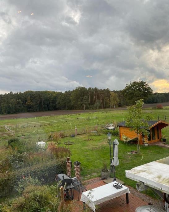 Wunderschoene Ferienwohnung Auf Dem Bauernhof Greven Exterior photo